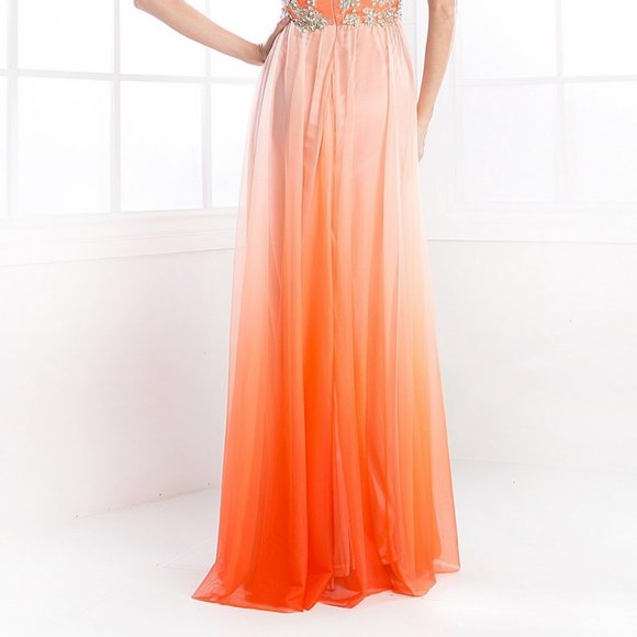 Straight Neck Strapless A-Line Prom Dress CDC2633 - Picture 3 of 5